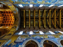 Monreale, Soffitto del Duomo, Sicilia, Palermo