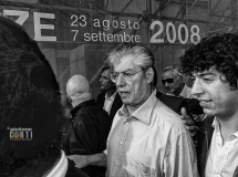 1° Festa Nazionale Partito Democratico 2008 Bossi con Figlio