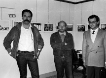 GIANNI BERENGO GARDIN con Luigi Nigi Sindaco Giuliano Corti Fotogiornalista, Montespertoli Sudio 21 - 1983