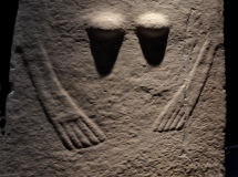 Pontremoli ; Museo delle Stele busto di Donna .... Anni 5000