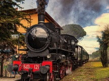 Treno a Vapore, alla Stazione....